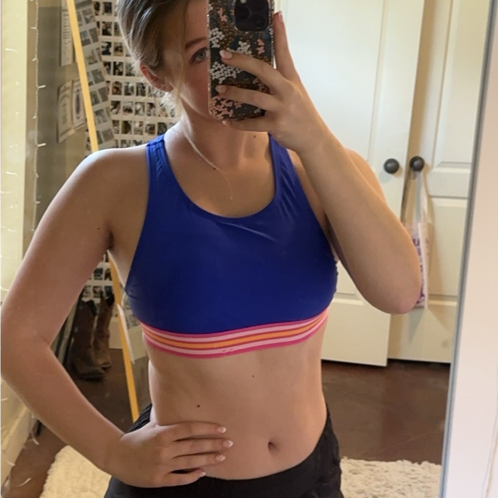 Blue Kohl’s Sports Bra